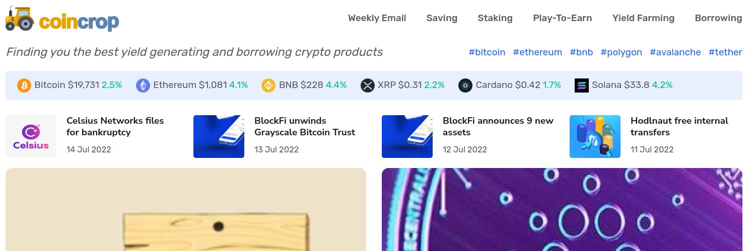 Coin Crop banner