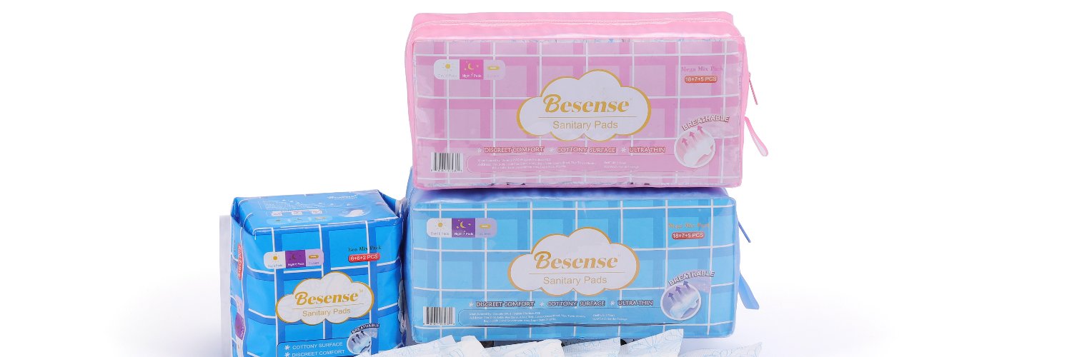 Besense Sanitary Pads banner