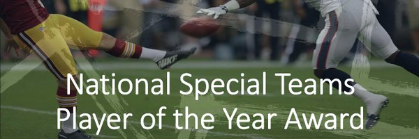 National Special Teams Player of the Year Award Profile Banner