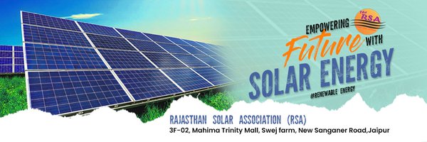 Rajasthan Solar Association Profile Banner