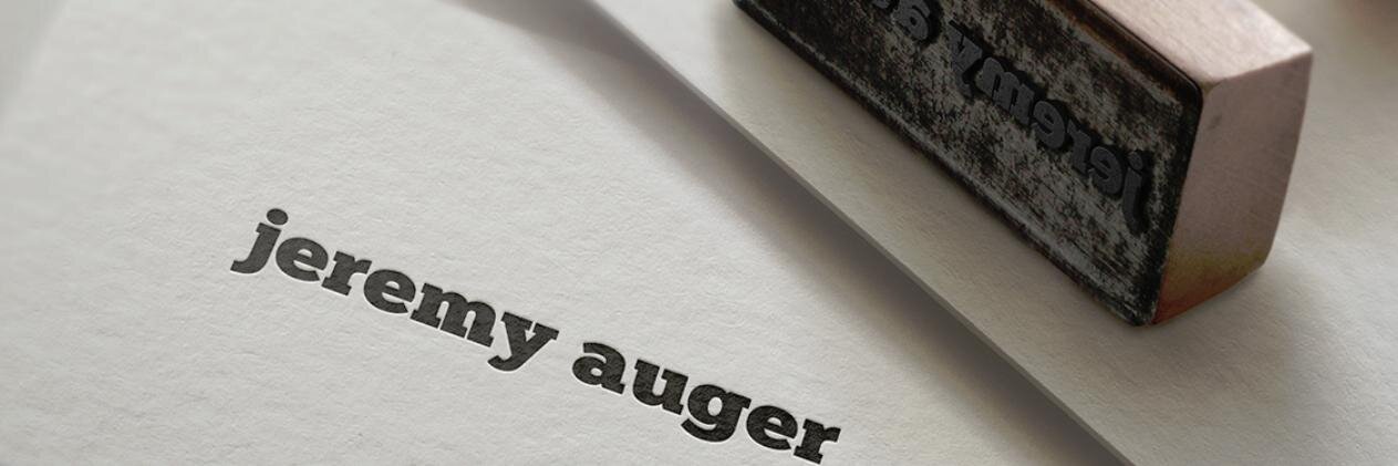 Jeremy Auger banner