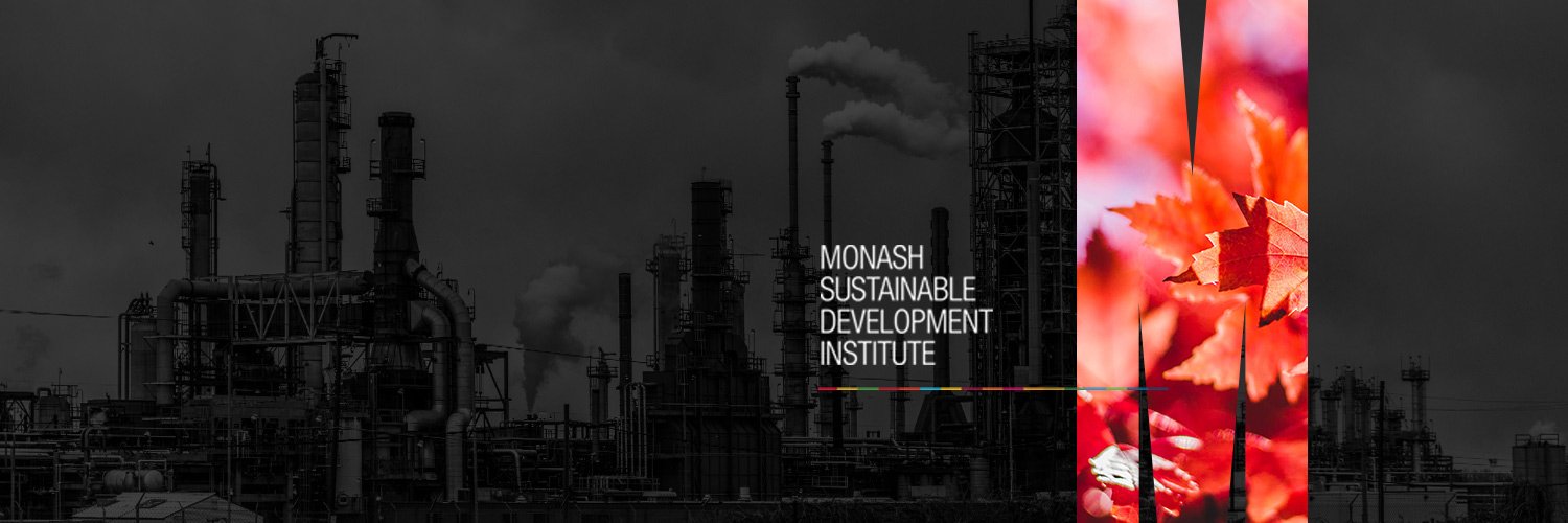 Monash Sustainable Development Institute banner