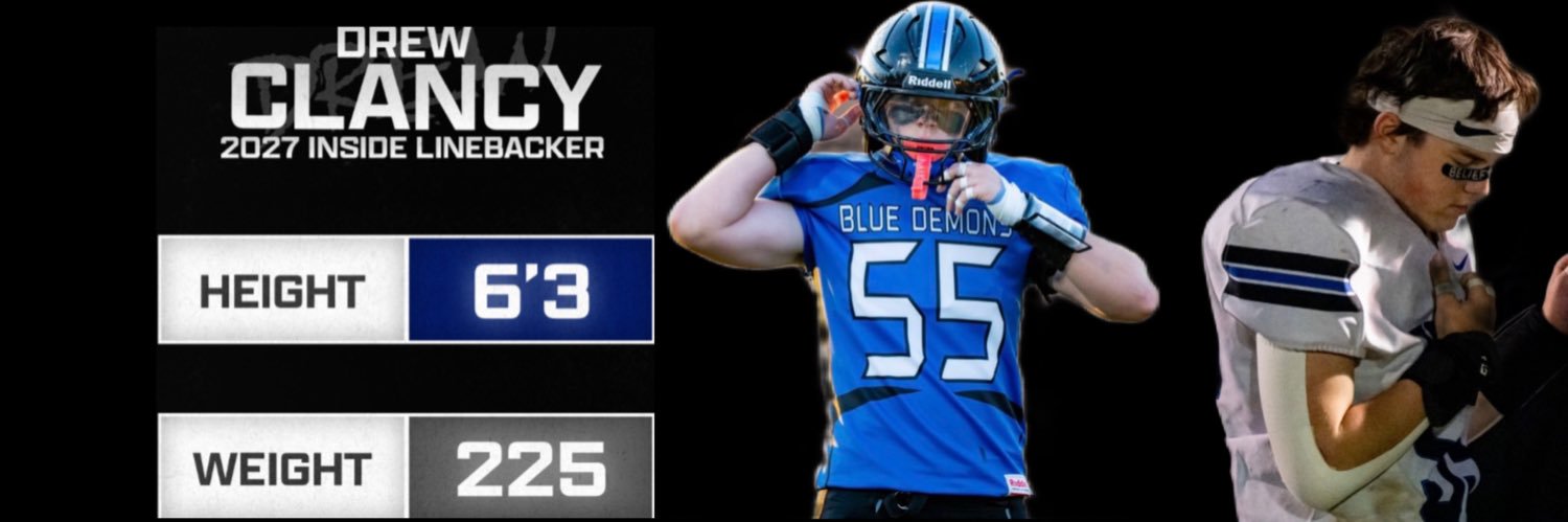 Drew Clancy (2027 Inside Linebacker) banner