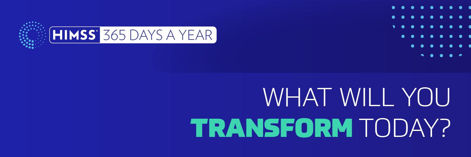 HIMSS's profile banner image