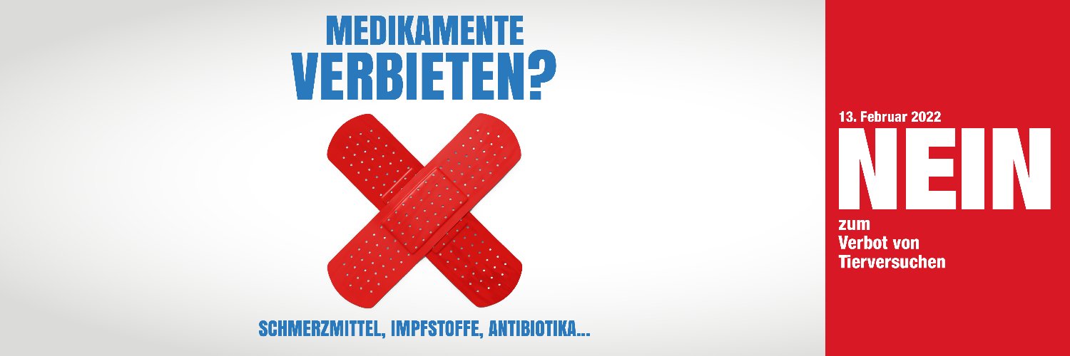 NEIN zum radikalen Verbot von Tierversuchen banner