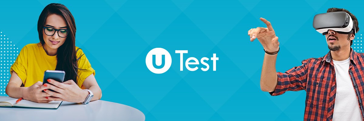 uTest banner