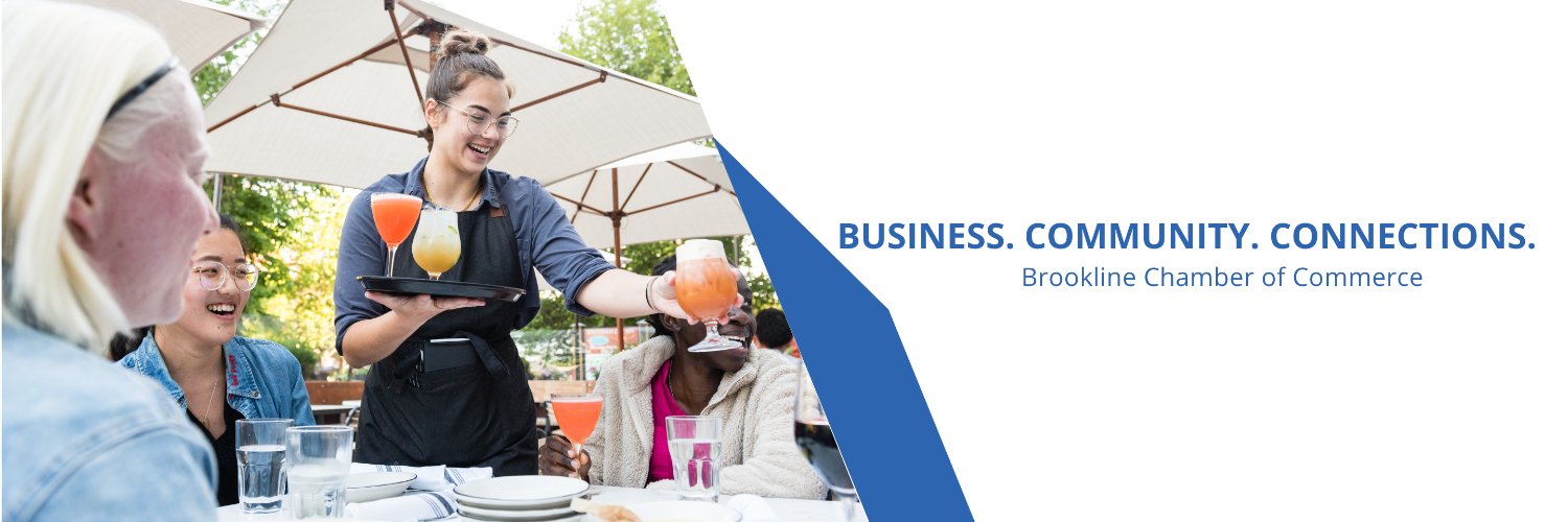 Brookline Chamber of Commerce banner