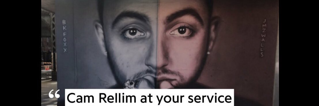 Mr. Cam Rellim banner