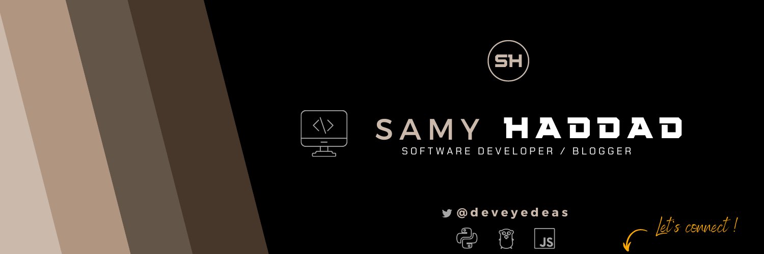 Samy Haddad banner