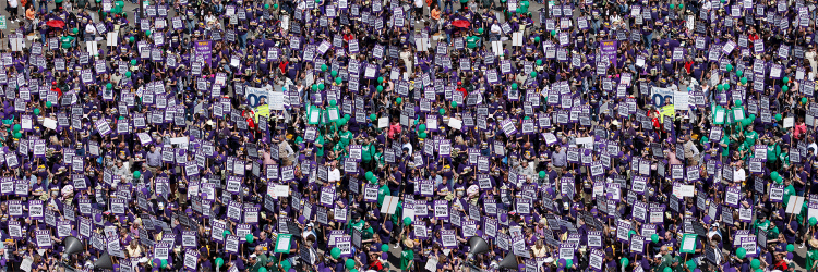 SEIU Local 503's banner