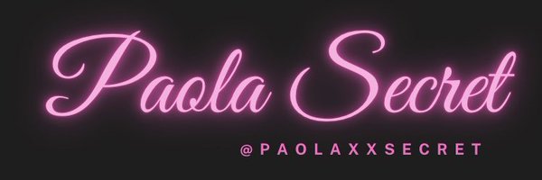❤️ Paola Secret ❤️ Profile Banner
