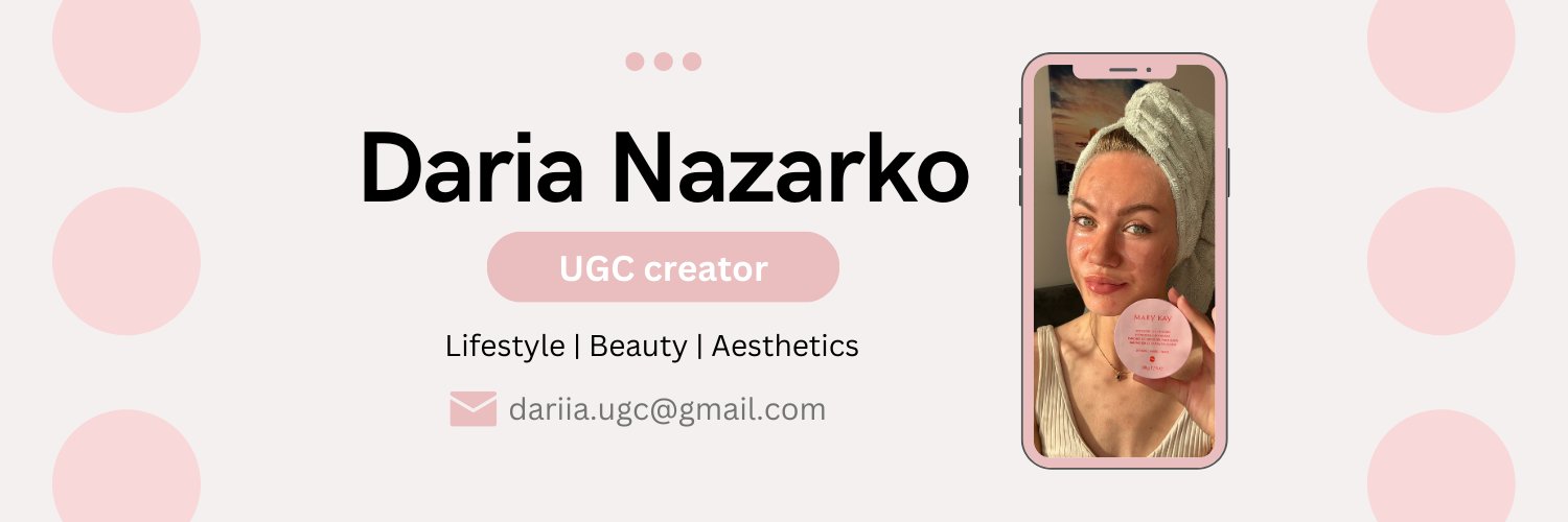 Daria Nazarko 🇺🇦 banner