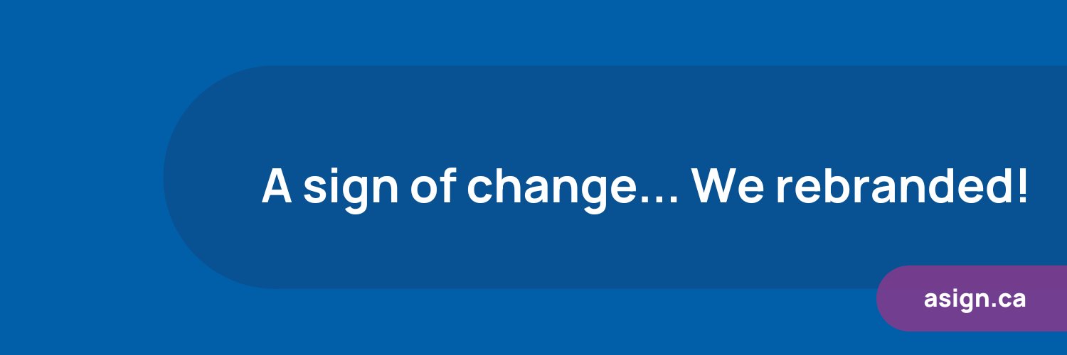 Asign banner