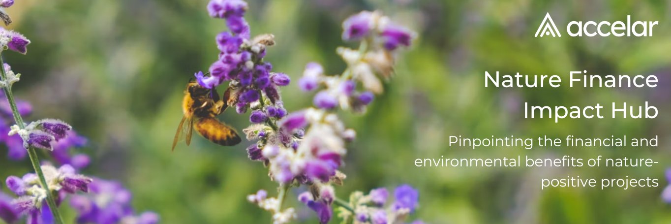 Nature Finance Impact Hub banner