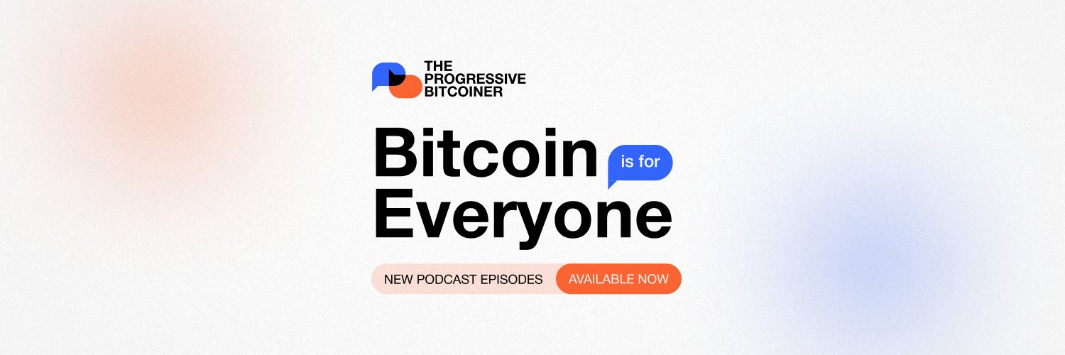 The Progressive Bitcoiner's banner