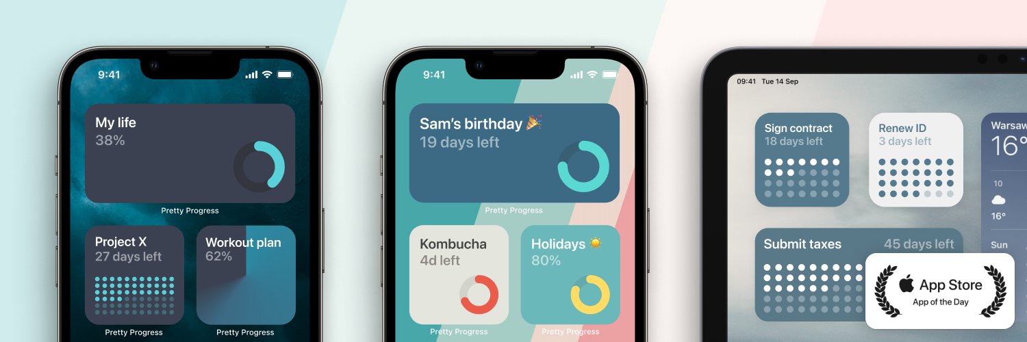 Pretty Progress App banner
