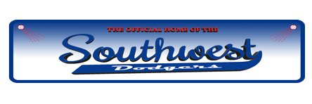 Southwest Dodgers Baseball Club banner