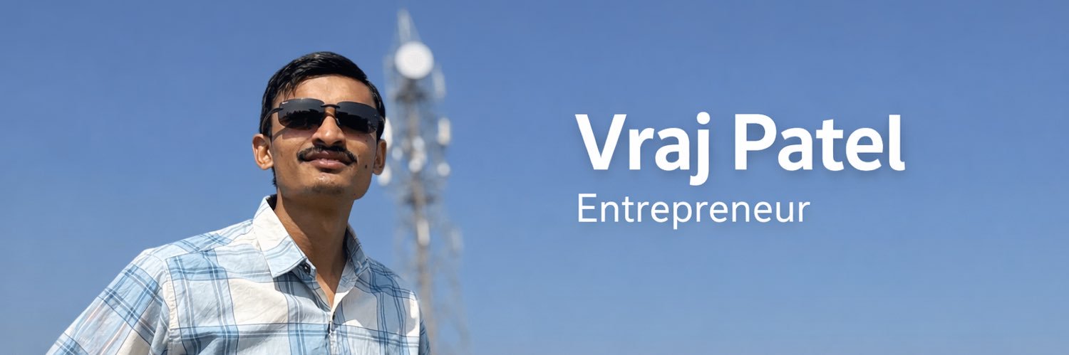 Vraj Patel banner