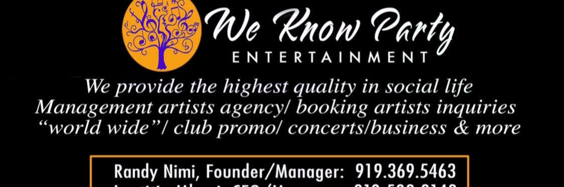 WeKnowPartyEnt's profile banner image