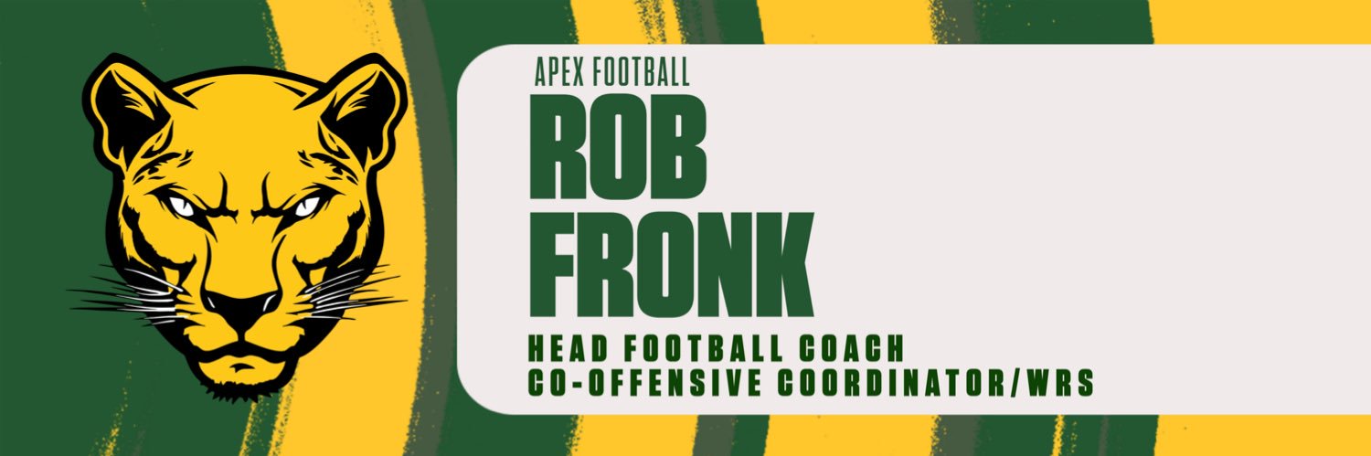 Coach Fronk's banner