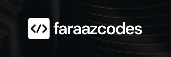 faraazcodes Profile Banner