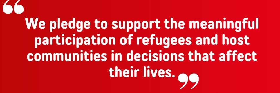 Africa Refugee-led Network's banner