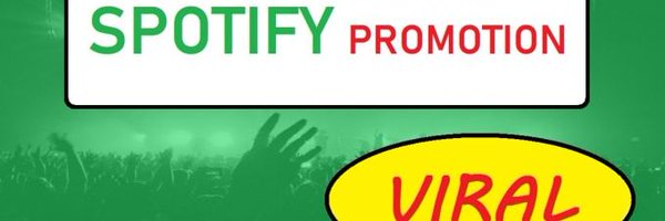 100 % real spotify promotion and youtube promotion Profile Banner