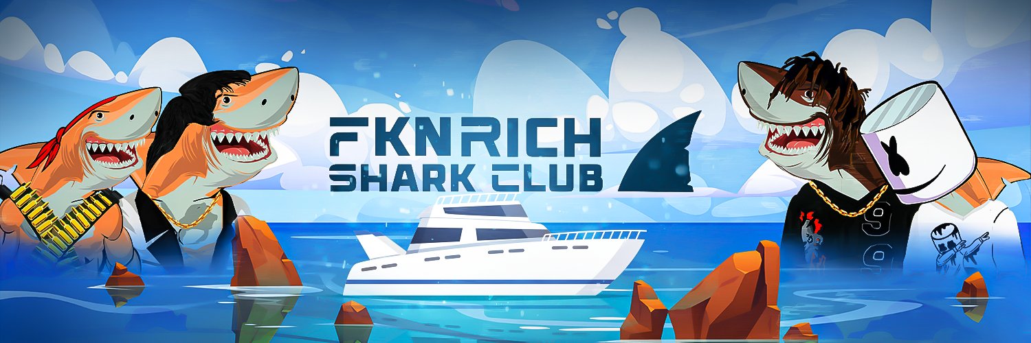 ­­­­FKN Rich Shark Club🦈 | MINT IS LIVE banner