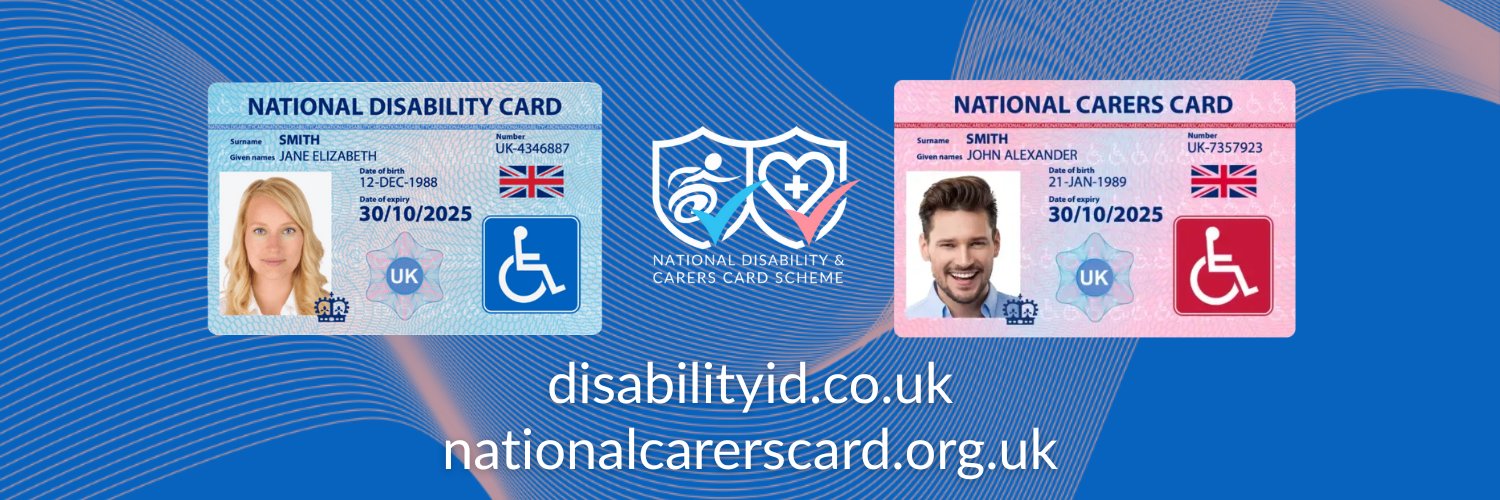 National Disability & Carers Card Scheme banner