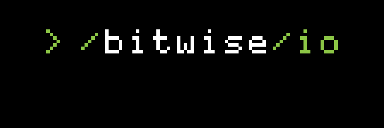 bitwiseIO's profile banner image