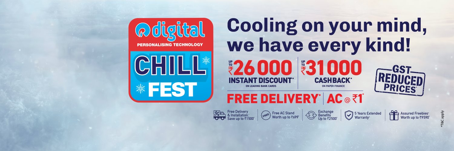 Reliance Digital banner