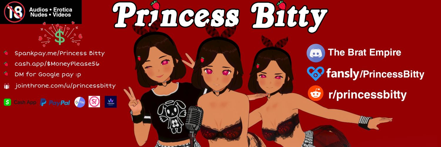 Princess Bitty 🔞🎙️ EN / ESPVtuber banner