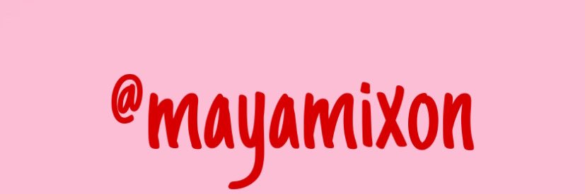 maya ❀ banner