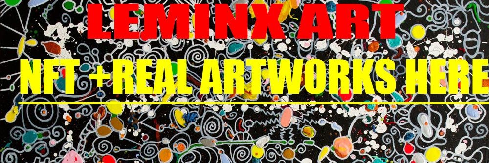 LEMINX (psychedelic art and fashion) banner