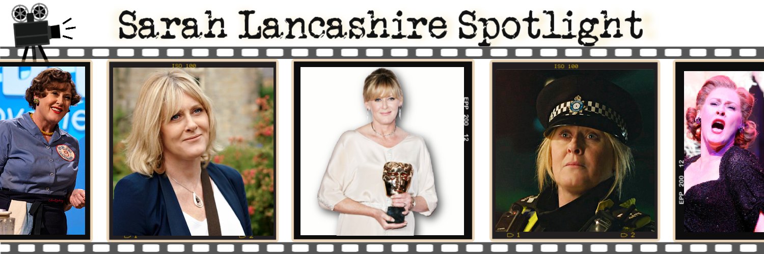 Spotlighting Sarah Lancashire's banner