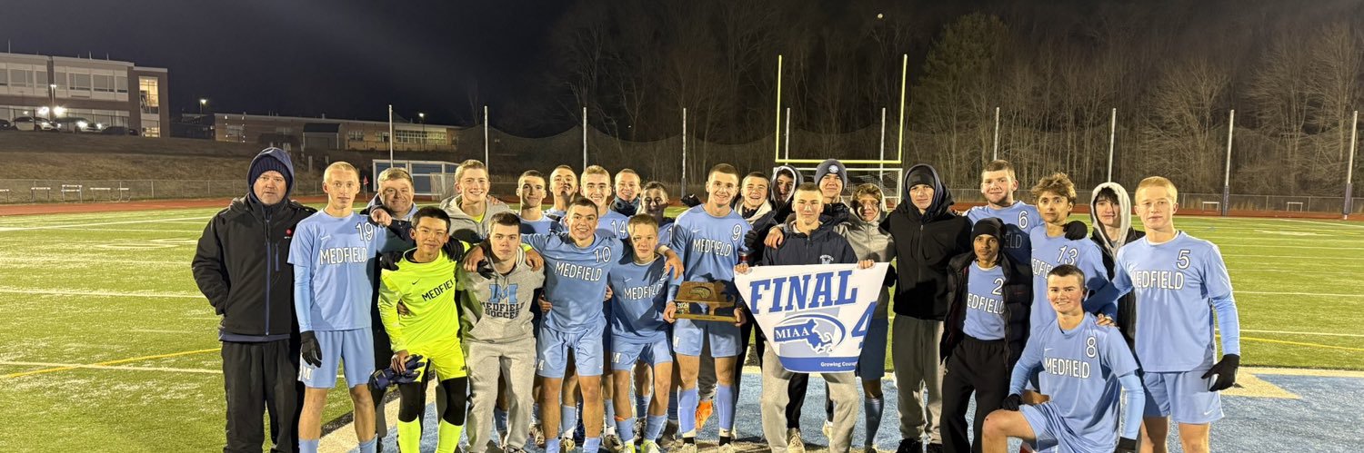 Medfield Warriors Boys Soccer banner
