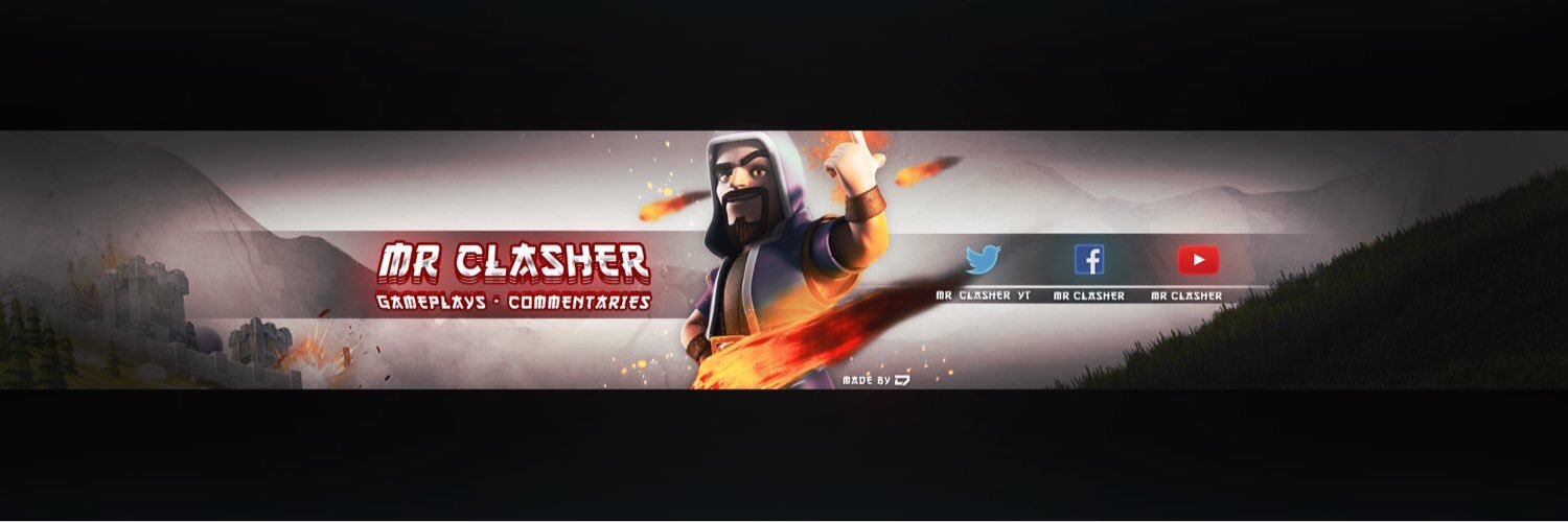 Youtube Mr Clasher banner
