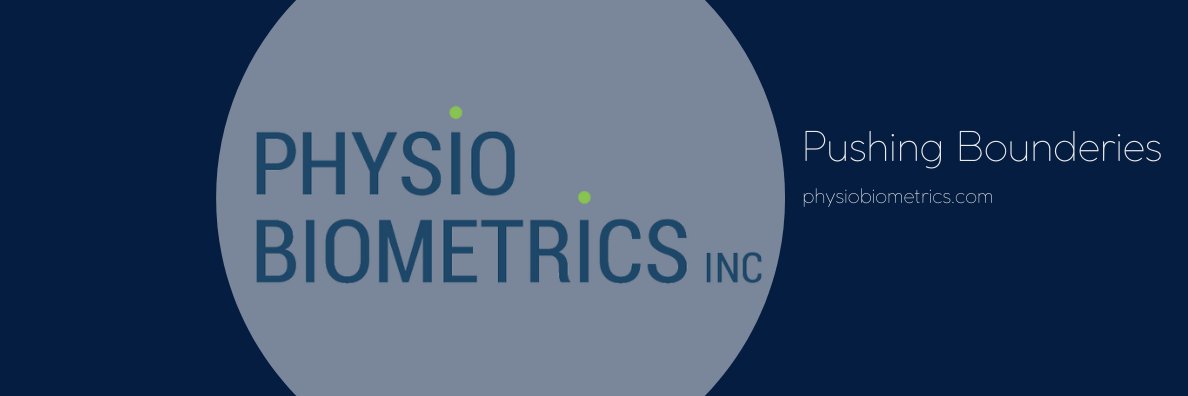 PhysioBiometrics Inc. banner