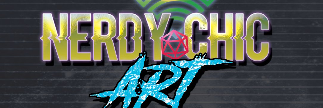 nerdychicart's profile banner image