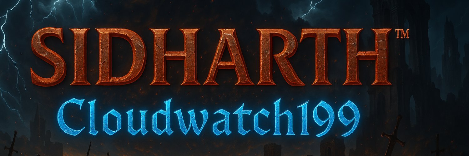 Sidharth's banner