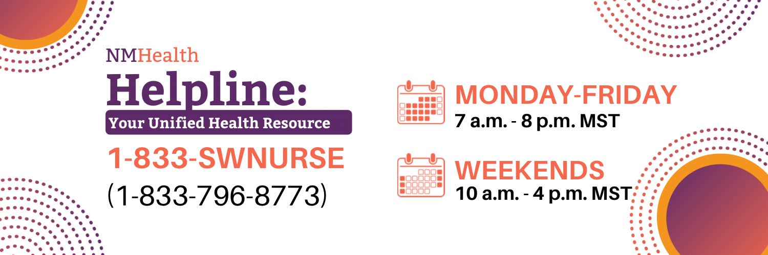 NM Dept. of Health banner