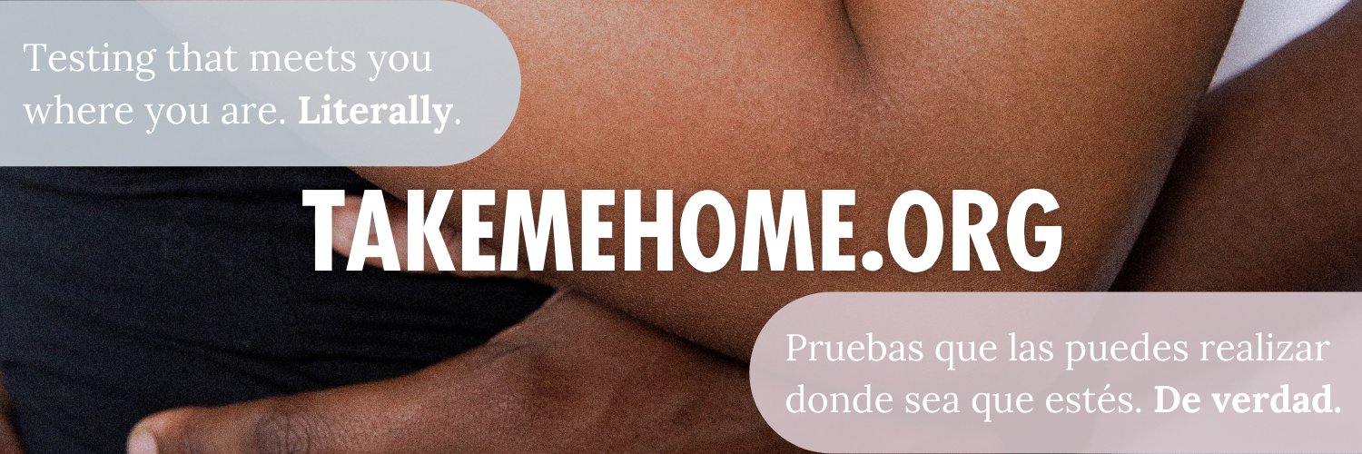 TakeMeHome, free HIV & STI self-testing banner