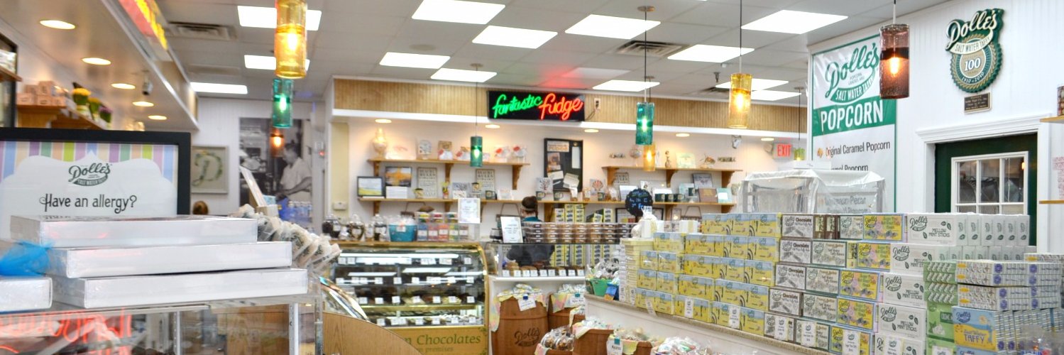 Dolle's Candyland banner