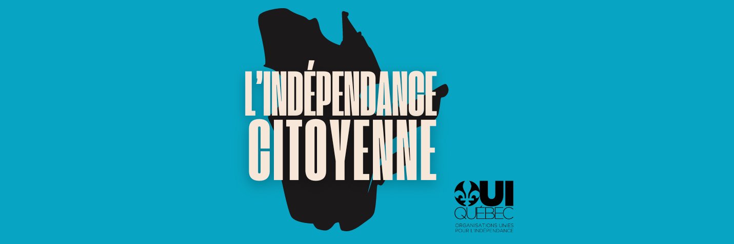OUI Québec's banner