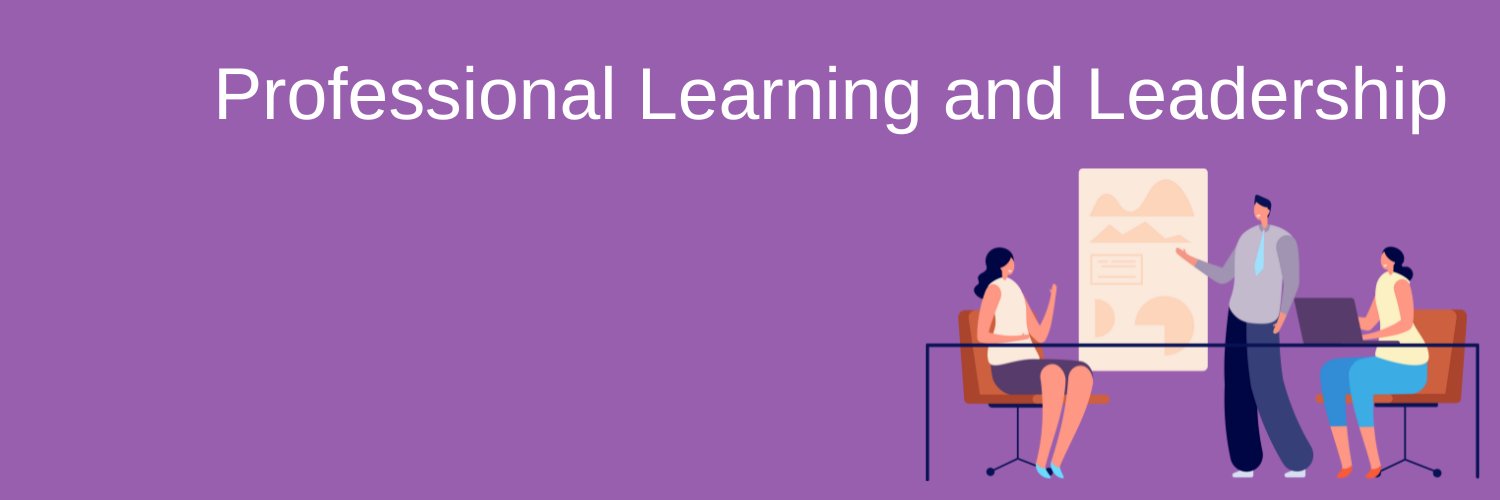 Professional Learning and Leadership banner