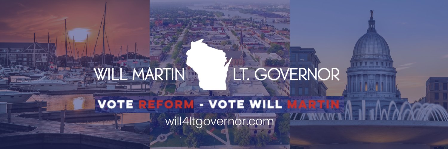 Will Martin, Business Owner & Govt Reformer's banner