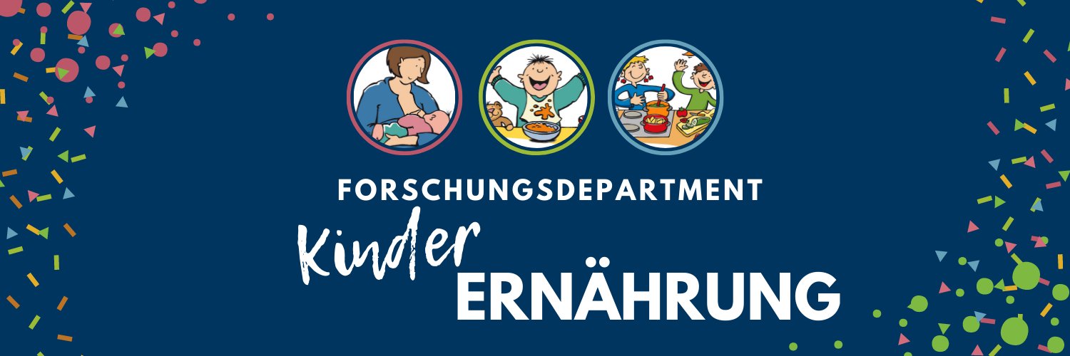 Forschungsdepartment Kinderernährung banner