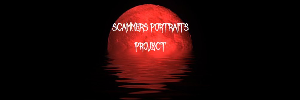 Scammers portraits project banner