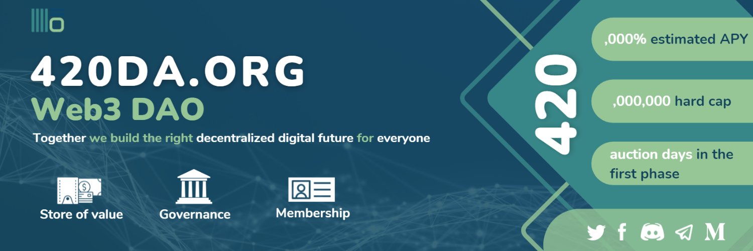 420 DAO banner