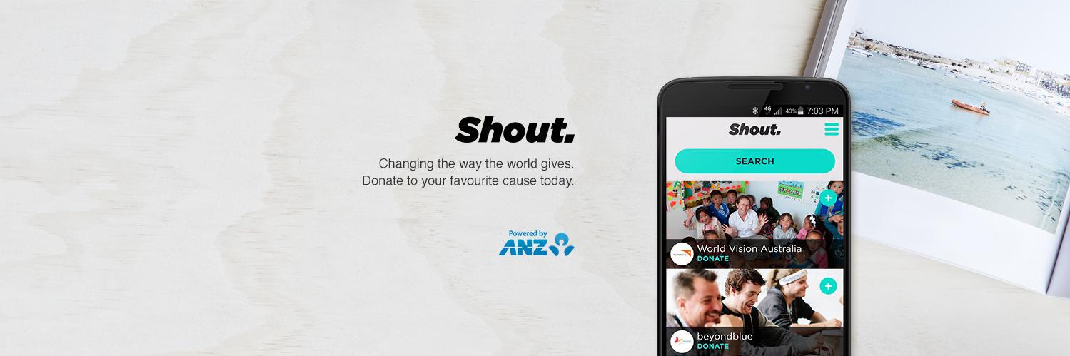 Shout For Good banner